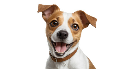 cute dog isolated, transparent background