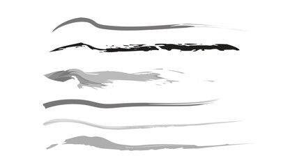 Line pencil brush vector design image