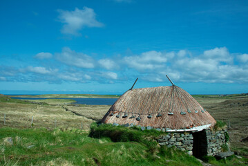 views of the Shawbost Norse Mill and Kiln, Isle of  Lewis, Scotland