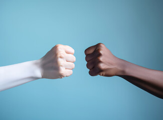 Hands United: Embracing Diversity and Overcoming Racism
