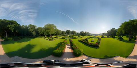 360 panorama view of the park 