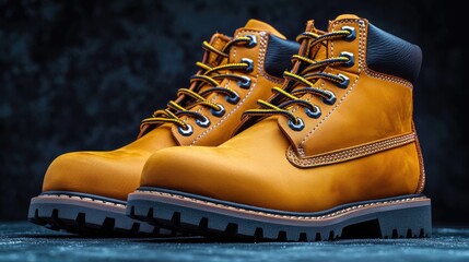 Yellow Safety Work Boots: Durable Footwear for Industrial Protection