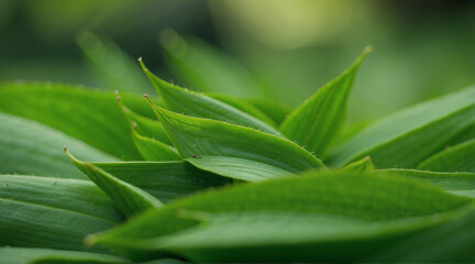 Obraz premium Close-up of aloe vera plant wallpaper background.