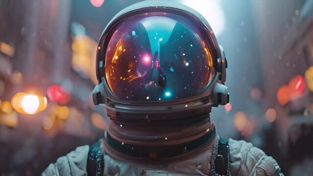 宇宙服を着た人,Generative AI 