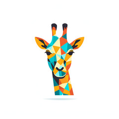 Beautiful Giraffe Logo, Design for Your Project, Ai Generative
