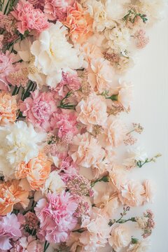 Beautiful flowers background - Vintage filter effect and light processing style pictures.