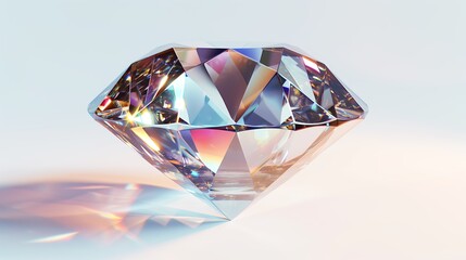 Faceted Fire: The Dynamic Reflection of a Diamond