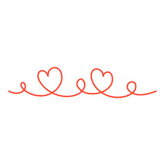 Hand lettering love heart infinity symbol