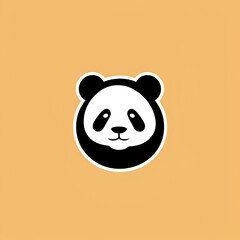 Beautiful Panda Logo, Design for Your Project, Ai Generative