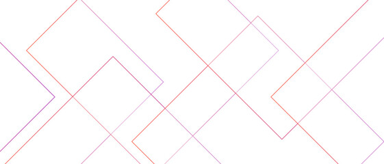 Abstract background colorful red technology modern background design. Geometric squares in bright light with soft shadows as pattern. Vector futuristic digital landscape with lines.