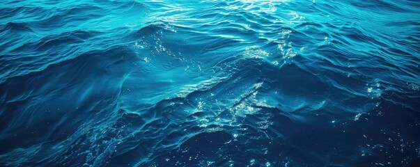Deep blue seawater