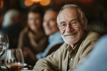 Radiant Joyful Senior Woman and man Embracing a Vibrant Life Retirement Bliss
