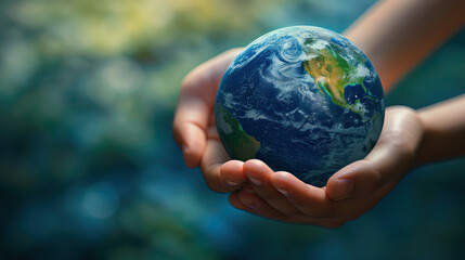 earth in hands