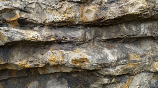 Illustration of Rock Layers: Unveiling the Earth's Hidden Tapestry.