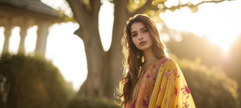 woman in the park