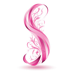 Large cancer ribbon cancer - tumor breast cancer ribbon symbol pink color for cancer panera breast cancer bagel hair ribbon hobbycraft ribbon pink ribbon paper survival rainbow ribbon