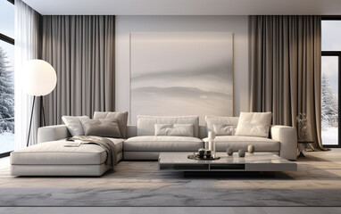 modern living room interior,generate ai	
