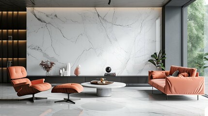 Redefine elegance with our Marble-Inspired Accent Wall, adding a touch of timeless luxury to any room in your home.