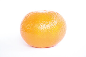 tangerine orange arranging on white background