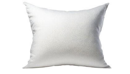 Fototapeta na wymiar White pillow isolated on transparent background.