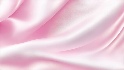 Obraz premium Soft pastel Pink shiny satin silk swirl wave background