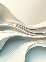 Soft beige abstract waves with a tranquil gradient effect.