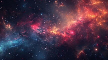 Fototapeta na wymiar Micro-cosmos, galaxy, nebula on dark background