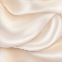 Fototapeta premium Soft pastel cream shiny satin silk swirl wave background