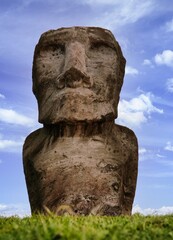 The Rano Raraku Moai are a series of monolithic volcanic stone sculptures located on Easter Island, Chile. They were carved by the Rapa Nui people,  between 1200 and 1700 AD. 