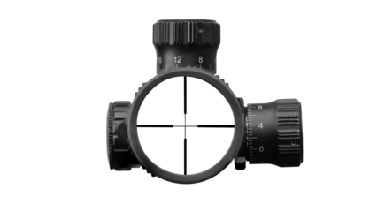 rifle scope on transparent background