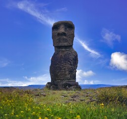 The Rano Raraku Moai are a series of monolithic volcanic stone sculptures located on Easter Island, Chile. They were carved by the Rapa Nui people,  between 1200 and 1700 AD. (1)