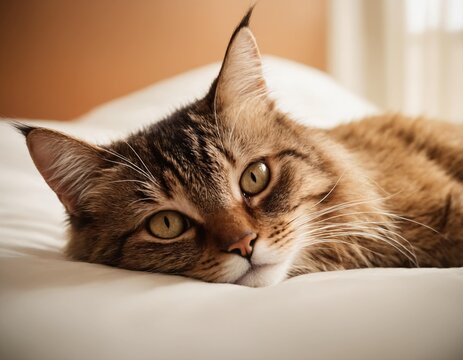 portrait of a cat, high-quality wallpapers