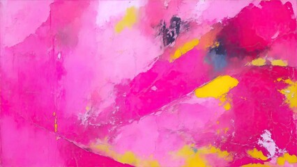 abstract rough pink and multicolored oil brushstroke painting texture background