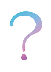 ハテナマーク＿虹色