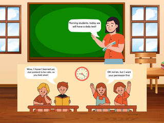 teacher in classroom