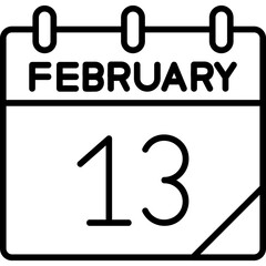 13 February Icon