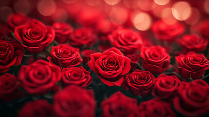 red roses background