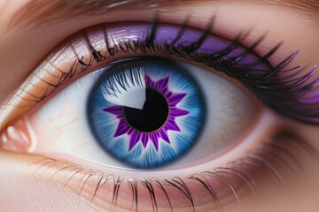 Fototapeta premium close up of eye. 