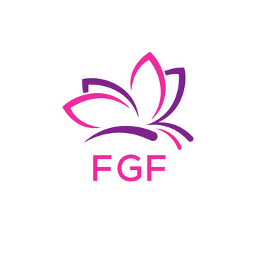 FGF Letter logo design template vector. FGF Business abstract connection vector logo. FGF icon circle logotype.
