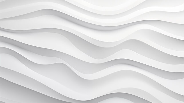 White Abstract wave Background with linen texture. White gray satin wave texture, white silver fabric silk background with beautiful soft blur pattern natural. © Shi 