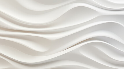 Abstract new white waves ripples pattern on white background. Curve topography contour lines texture with light and shadow 