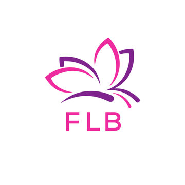 FLB Letter logo design template vector. FLB Business abstract connection vector logo. FLB icon circle logotype.
