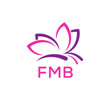 FMB Letter logo design template vector. FMB Business abstract connection vector logo. FMB icon circle logotype.
