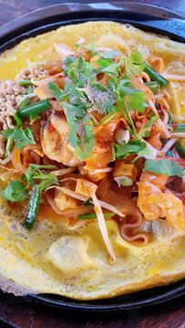 Pad Thai, street food in Thailand