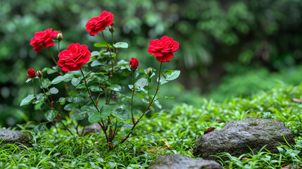 Obraz premium flowers on the grass