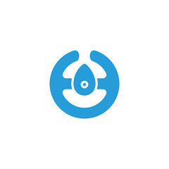 water boat ship steering wheel logo vector