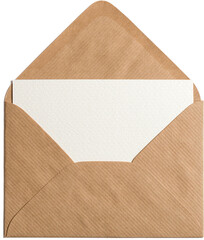 Realistic envelope isolated on transparent background.fit element for scenes project.