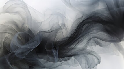smoke on black abstract background