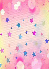 Pink bokeh background perfect for Party, Anniversary, Birthdays, celebration. Free space for text