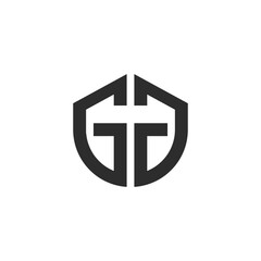Obraz premium letter gg monogram logo template